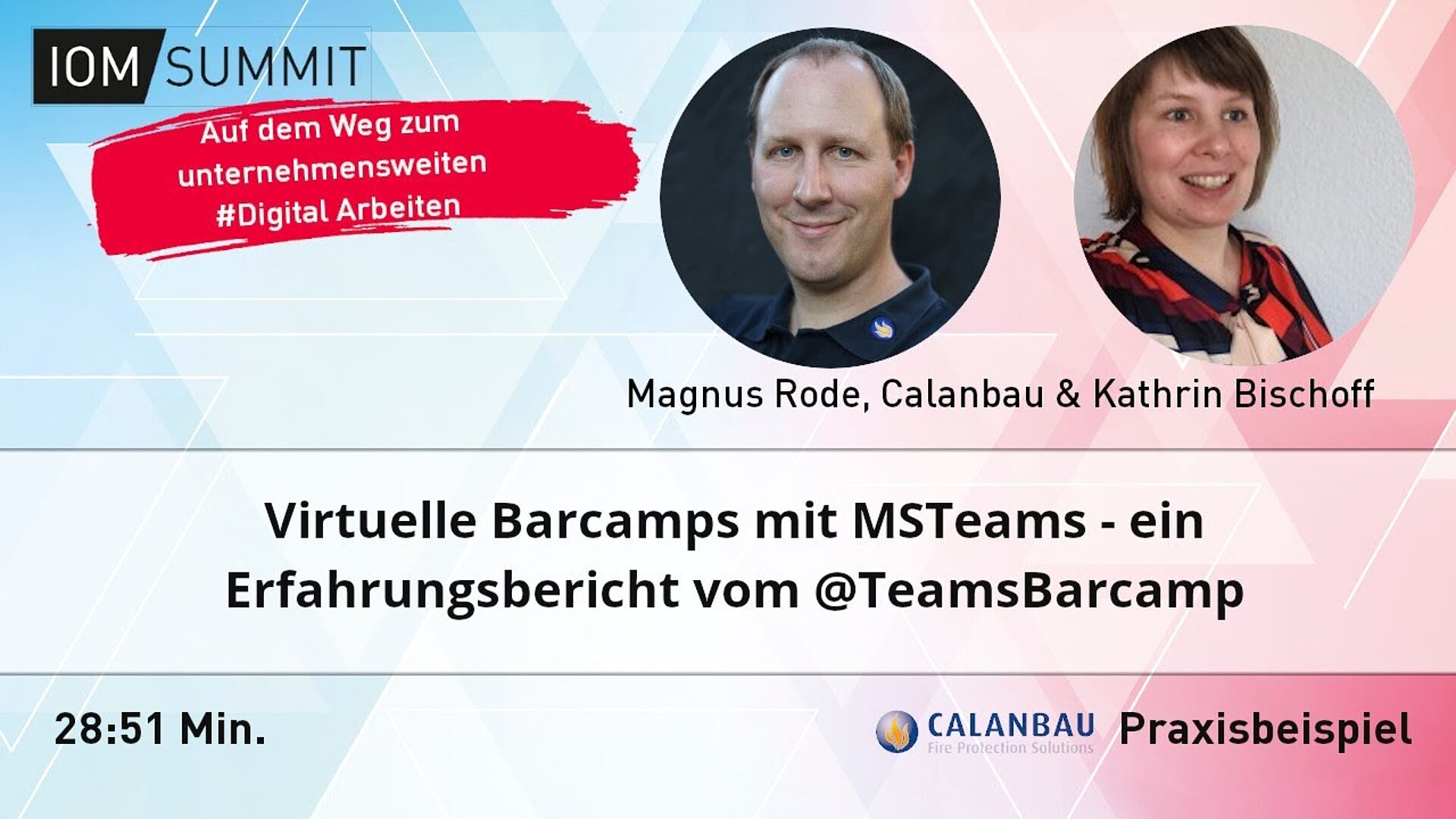 Praxisbeispiel: Virtuelle Barcamps mit MSTeams - ein Erfahrungsbericht vom @TeamsBarcamp