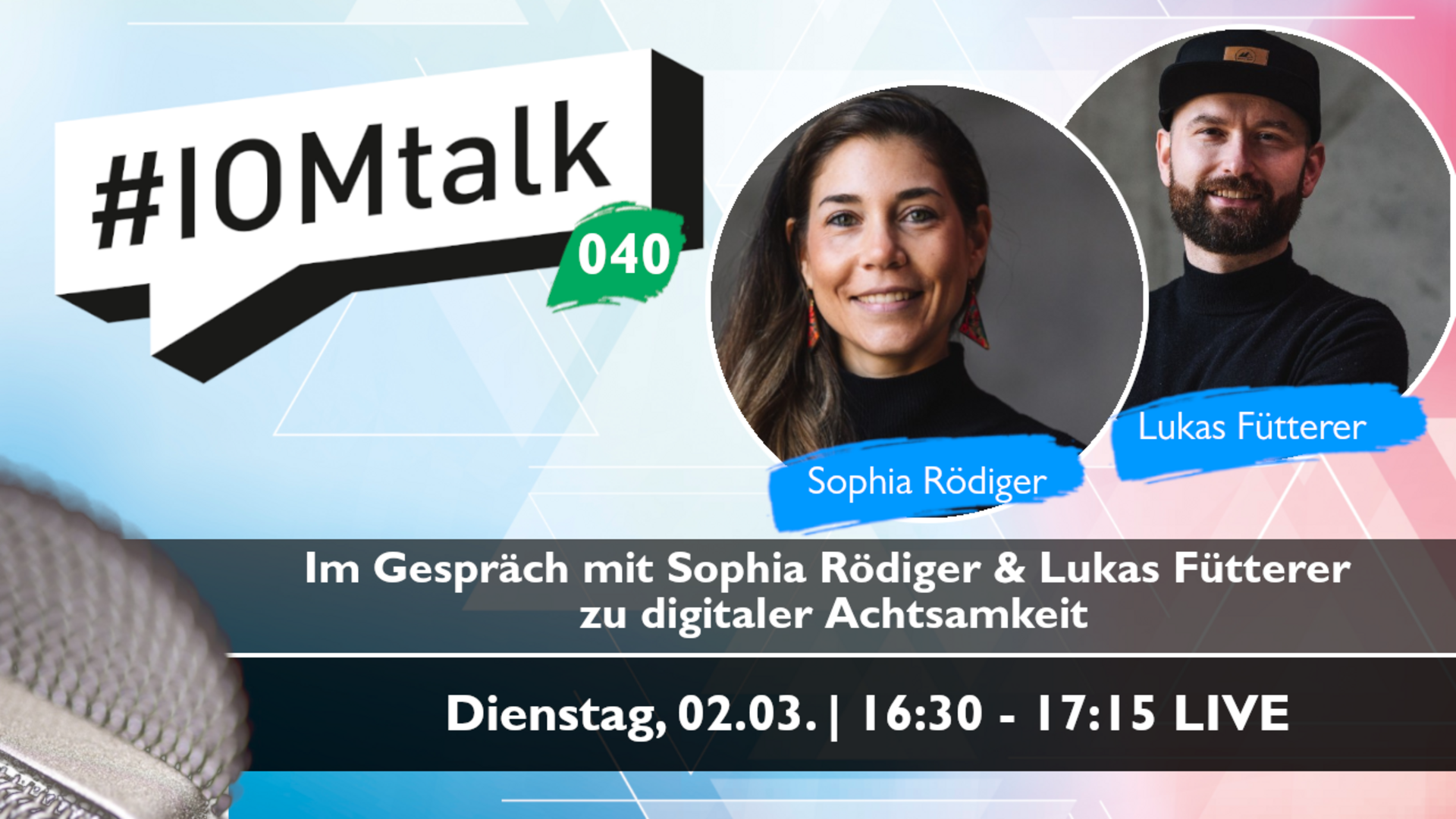 Im Gespräch mit Sophia Rödiger & Lukas Fütterer zu digitaler Achtsamkeit