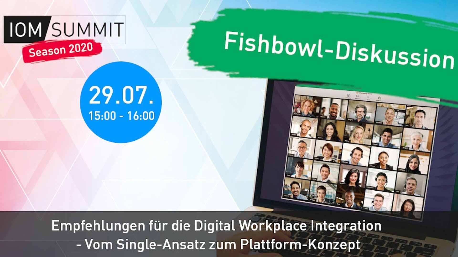 Fishbowl-Diskussion: Empfehlungen für die Digital Workplace Integration - Vom Single-Ansatz zum Plattform-Konzept