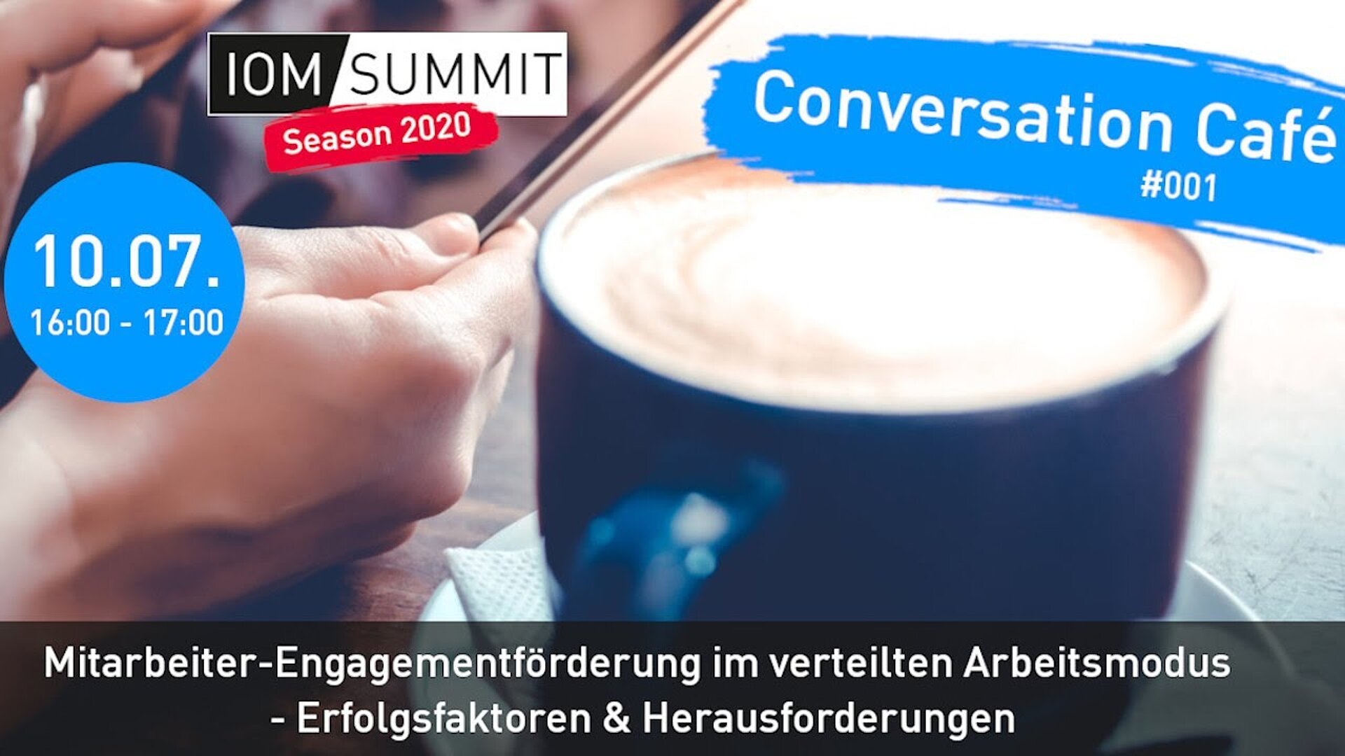 Conversation Café: Mitarbeiter-Engagementförderung im verteilten Arbeitsmodus - Erfolgsfaktoren & Herausforderungen